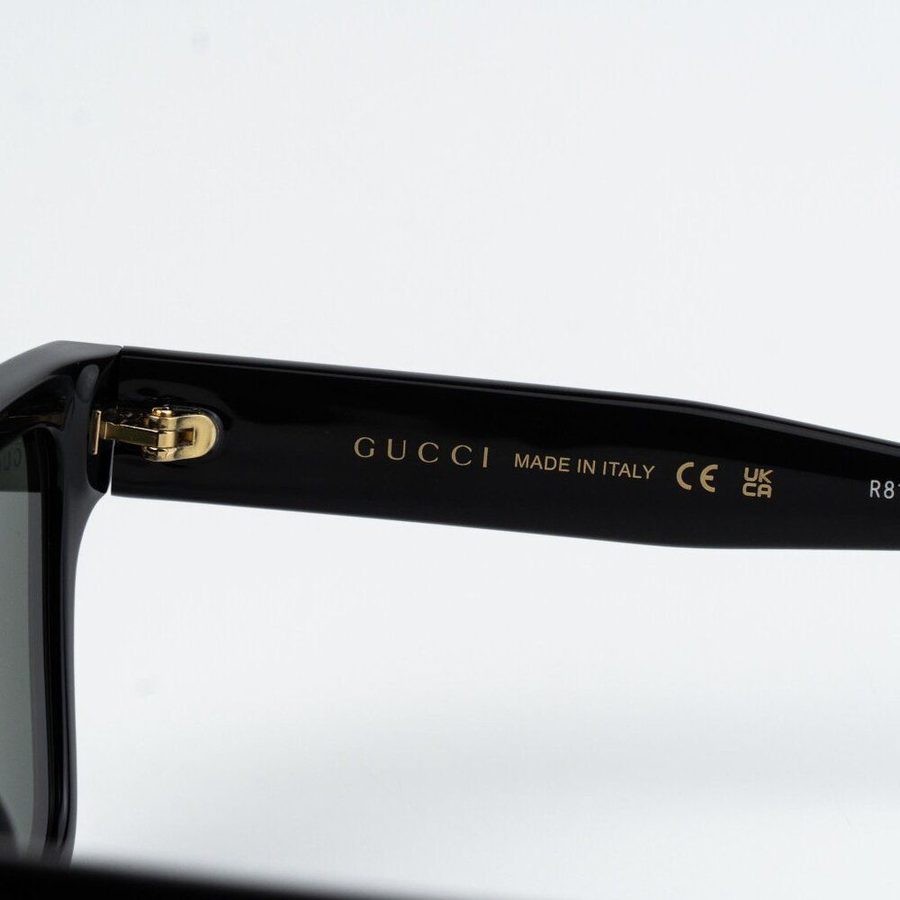 Gucci Women Sunglasses Black Grey Cat Eye GG1982S 001 NEW AUTHENTIC - Picture 6 of 10